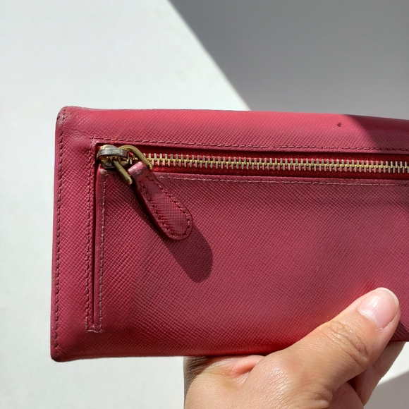 Authentic Prada Saffiano Large Wallet, Pink - Picture 16 of 16